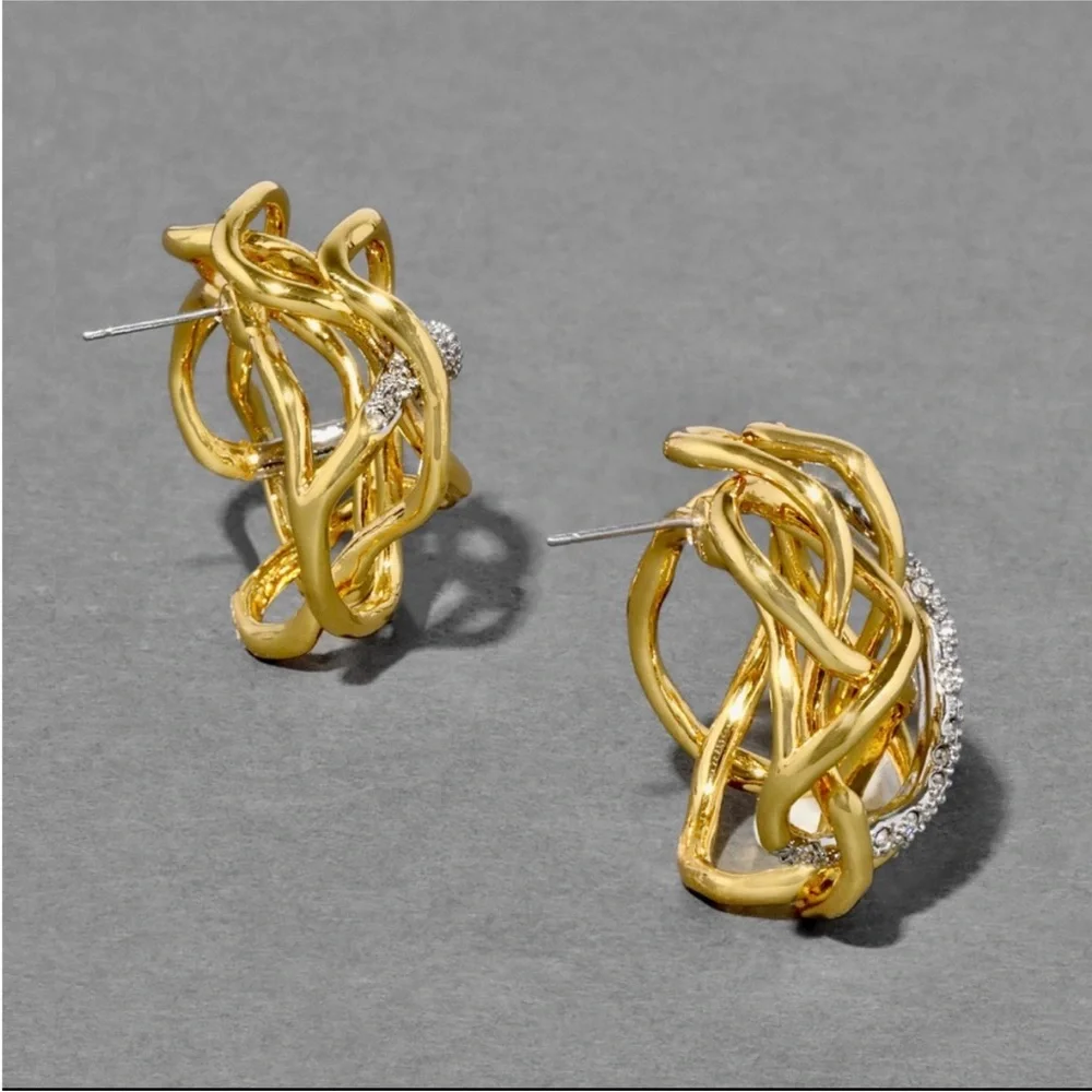Alexis Bittar • Solanales Twisted Button Earrings